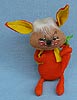 Annalee 7" Orange Yum Yum Bunny with Carrot - Mint / Near Mint - B93-66