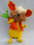 Annalee 7" Yellow Yum Yum Bunny with Carrot - Mint - B93-66xx