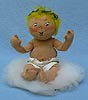 Annalee 7" Baby Angel with Yellow Feather Hair - Mint - BA-56y1