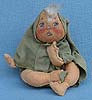 Annalee 7" Baby with Green Blanket - Excellent - BBBL-64gcry