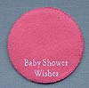 Annalee 4" Pink Baby Shower Wishes Personalized Base - Mint - Babyshower