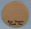Annalee 4" Best Teacher Thank You Personalized Base - Mint 