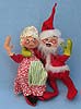 Annalee 7" Mr & Mrs Santa - 1966 - Excellent - C1-C4-66