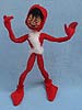 Annalee 10" Red Christmas Elf - Near Mint - C150-72xoa