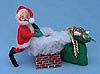 Annalee 7" Santa with Chimney - Near Mint - C22-74