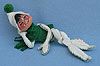 Annalee 10" White Jack Frost Elf with Green Scarf - Mint - C230-77grxx1