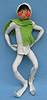 Annalee 22" White Jack Frost Elf with Green Scarf - Near Mint - C231-77whox1