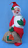 Annalee 18" Santa with Gift List & Sack - Mint - C37-74