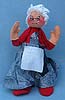 Annalee 7" Mrs Santa - Open Eyes - 1975 - Mint - C4-75bew