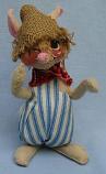 Annalee 7" Country Boy Bunny - Mint - D1-81w