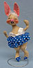 Annalee 7" Ballerina Bunny in Blue Tutu - Mint - D10-blxo