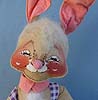 Annalee 18" Country Boy Bunny with Basket - Mint - D42-80xx
