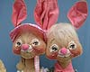 Annalee 29" Country Boy & Girl Bunny - Mint - 1979 - D58-D59-79