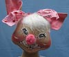 Annalee 48" Country Girl Bunny - Excellent / Very Good - D70-82b