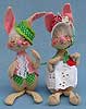 Annalee 7" E.P. Boy & Girl Bunny - Mint - D8-D6-82xx
