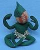 Annalee 10" Green Elf with Tinsel - Very Good - E22-58gxfr