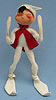 Annalee 10" White Elf with Red Vest - Excellent - EV-63whooh