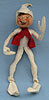 Annalee 10" White Elf with Red Vest - Excellent - EV-63whxo