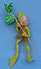Annalee 10" Happy Begger Yellow Elf with Sack - Mint - EV-64y