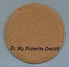 Annalee 4" To My Favorite Doctor Personalized Base - Mint  - Favdr