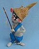 Annalee 7" Fishing Mouse - Near Mint - G456-70