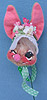Annalee 3" Girl Bunny Head Pick - Mint - G690-82w
