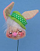 Annalee 3" Boy Bunny Head Pick - Mint - G692-82xx