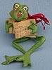 Annalee 10" Frog with Sheet Music - Very Good - J20-69a