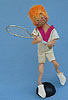Annalee 10" Man Tennis Player - Very Good - J55-66oxa