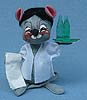 Annalee 7" Bartender Mouse - Mint - M107-70m