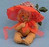 Annalee 7" Garden Club Baby in Orange Hat - Mint - M142-66bew