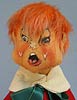 Annalee 20" Red Choir Boy with Black Eye & Bandage - Excellent - 23-66rdsing
