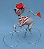 Annalee 7" Bicyclist Boy Mouse - Excellent - M402-74a