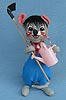 Annalee 7" Gardener Mouse - Very Good - M417-71