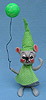 Annalee 7" Birthday Mouse - Mint - M475-76
