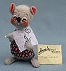 Annalee 7" Needlework Mouse - Near Mint - Signed - M480-78s