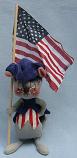 Annalee 7" Patriotic Colonial Boy Mouse - Excellent - M493-75e