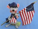 Annalee 7" Patriotic Colonial Boy Mouse - Excellent - M493-75f