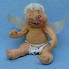 Annalee 7" Baby Angel in Diaper - Near Mint - M68-63w