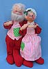 Annalee 18" Mr & Mrs Santa Cardholder - Very Good - N37-N36-69a