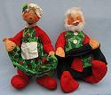 Annalee 18" Mr & Mrs Santa Cardholder - Excellent / Very Good - N37-N36-79a