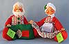 Annalee 18" Mr & Mrs Santa Cardholder - Mint - N37-N36-80