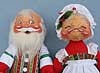 Annalee 18" Mr & Mrs Santa Cardholder - Mint - N37-N36-84