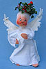 Annalee 7" Angel with Candle & Wreath - Mint - R124-78bew