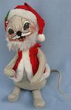 Annalee 12" Mr Santa Mouse 1986 - Very Good - R200-86a