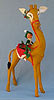 Annalee 22" Giraffe with 10" Elf - Closed Eyes - Mint  - R280-81xx