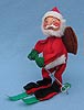 Annalee 7" Santa with Skis & Poles - Cross Country - Open Eyes - Near Mint - R4-79