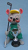 Annalee 7" Golfer Girl Mouse - Mint / Near Mint - R405-75