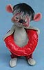 Annalee 7" Swimmer Mouse with Inner Tube - Mint - R411-71