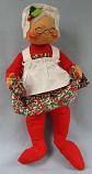 Annalee 18" Mrs Santa Cardholder 1982 - Near Mint - R42-82x